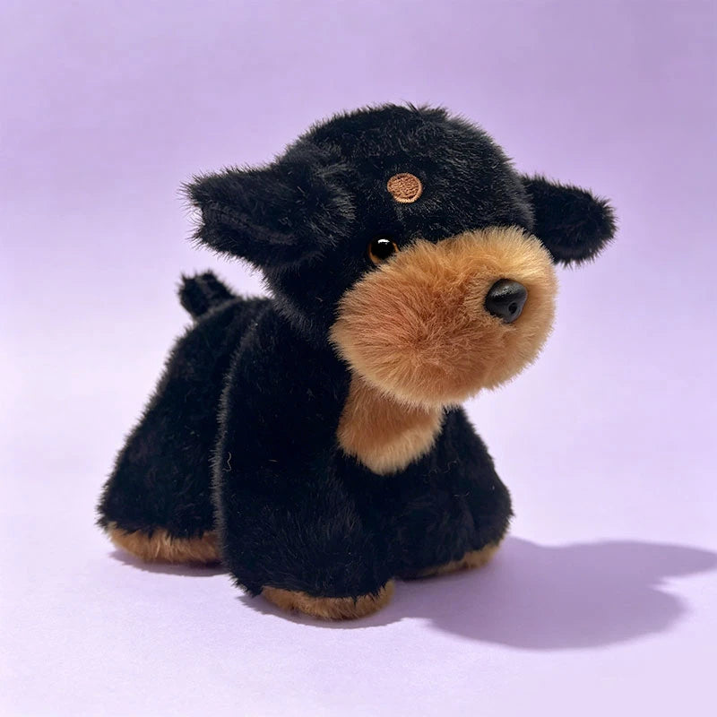 Assorted Plush Puppy Toys with Rosy Cheeks