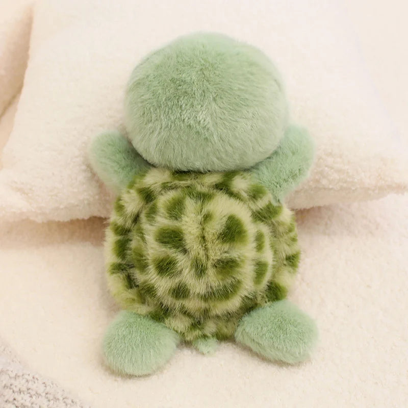 Cute Big-Eyed Green Turtle Plush