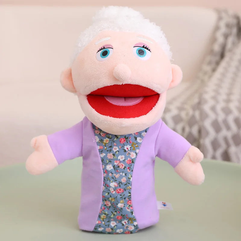 Diverse Plush Hand Puppets for Kids Storytelling