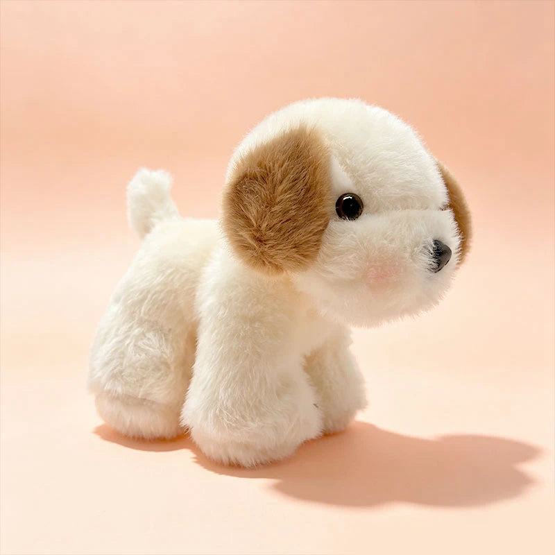 Assorted Plush Puppy Toys with Rosy Cheeks