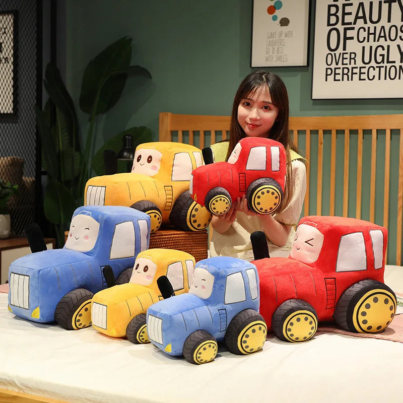 Adorable Big Wheel Plush Car Toy