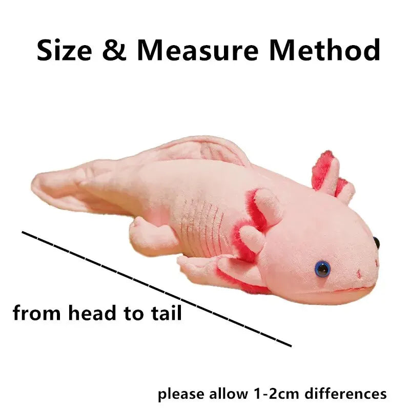 Axolotl Soft Plushie with Gills