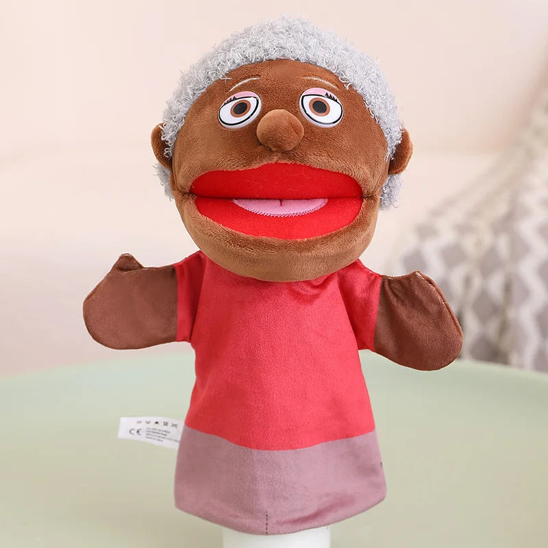 Diverse Plush Hand Puppets for Kids Storytelling