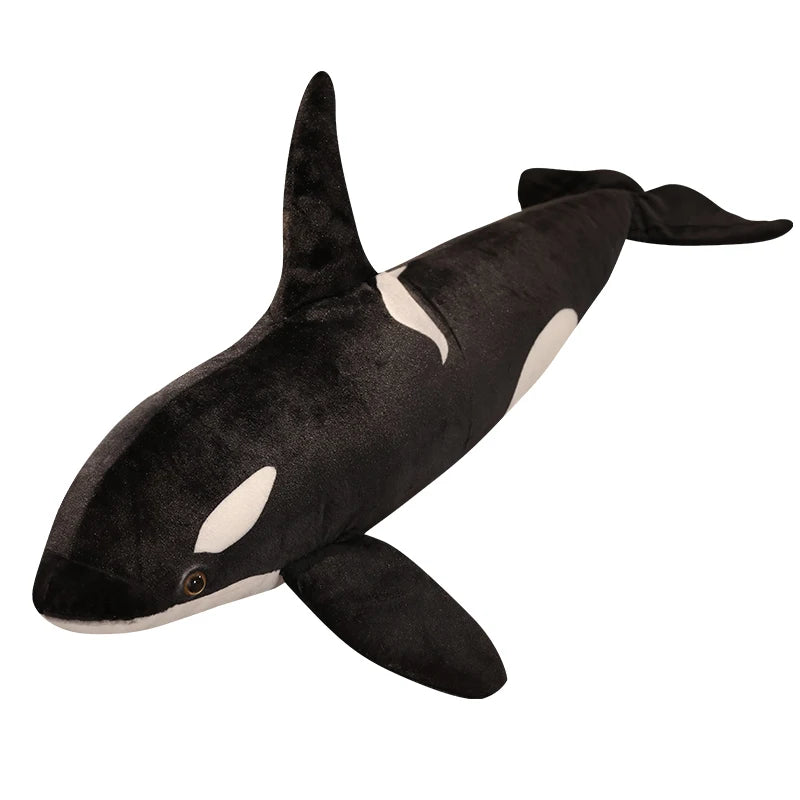 Soft Realistic Black and White Orca Plush