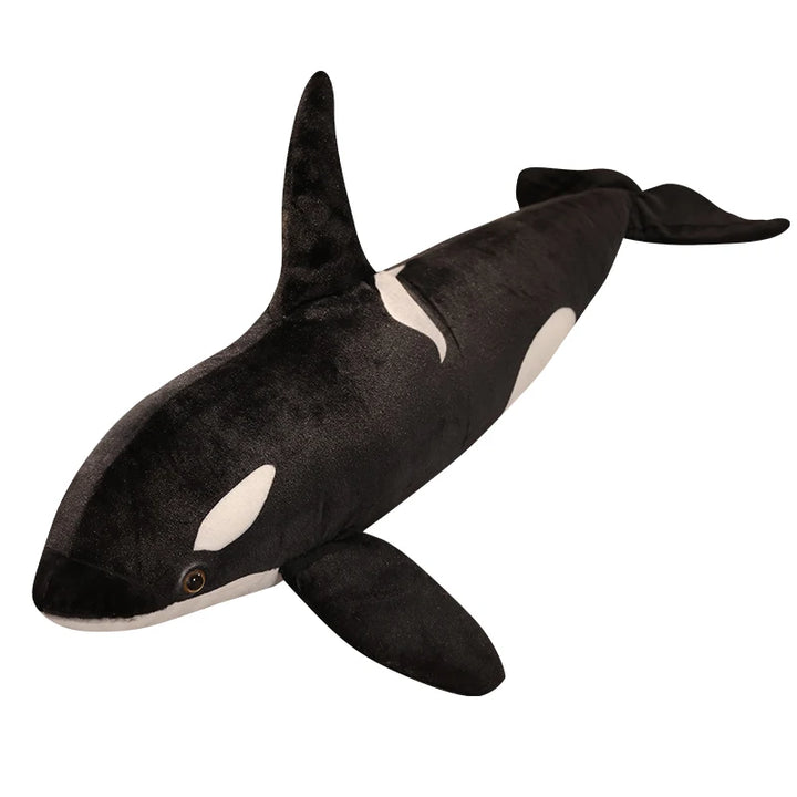 Soft Realistic Black and White Orca Plush