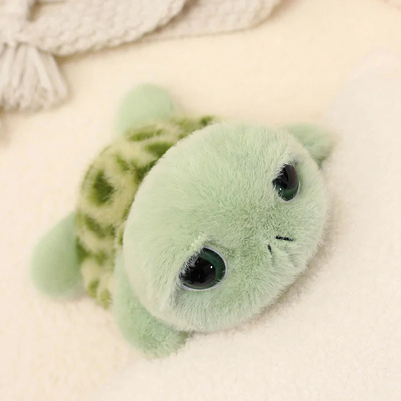 Cute Big-Eyed Green Turtle Plush