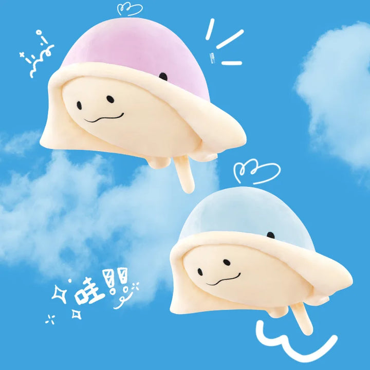 Adorable Pink and Cream Smiling Plushie