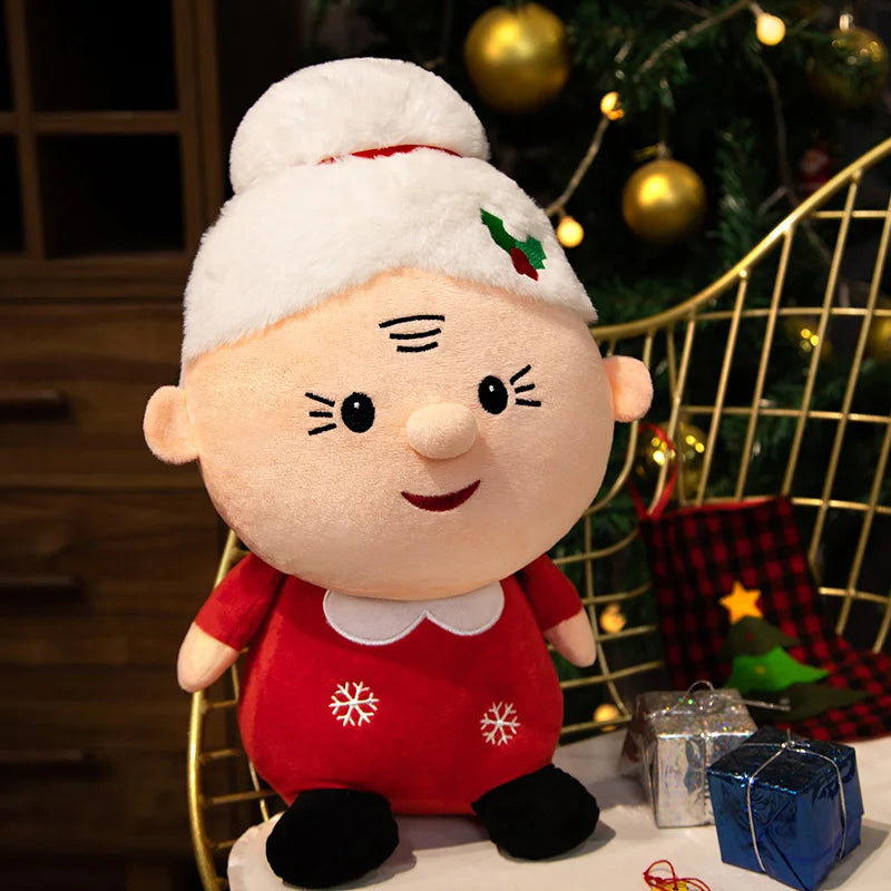 Christmas Santa & Mrs. Claus Plush Duo