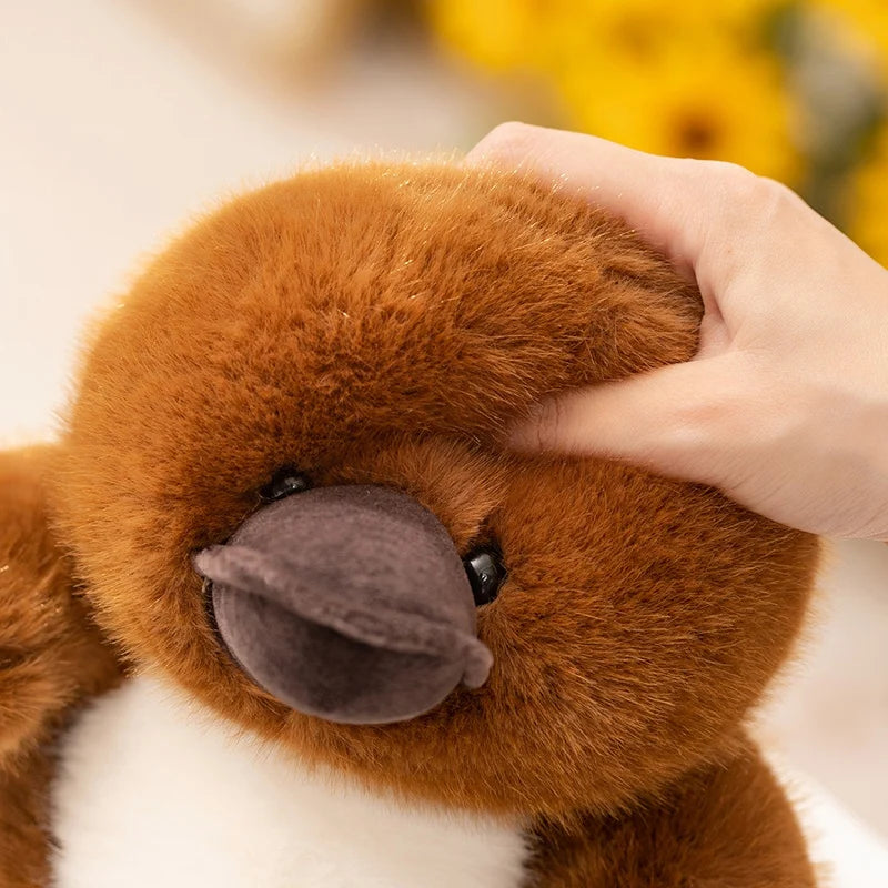 Adorable Brown Platypus Soft Plush or Keychain