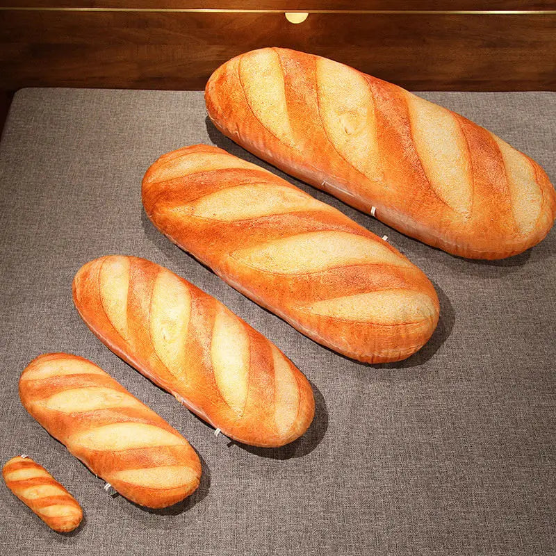 Realistic French Baguette Plush Pillow