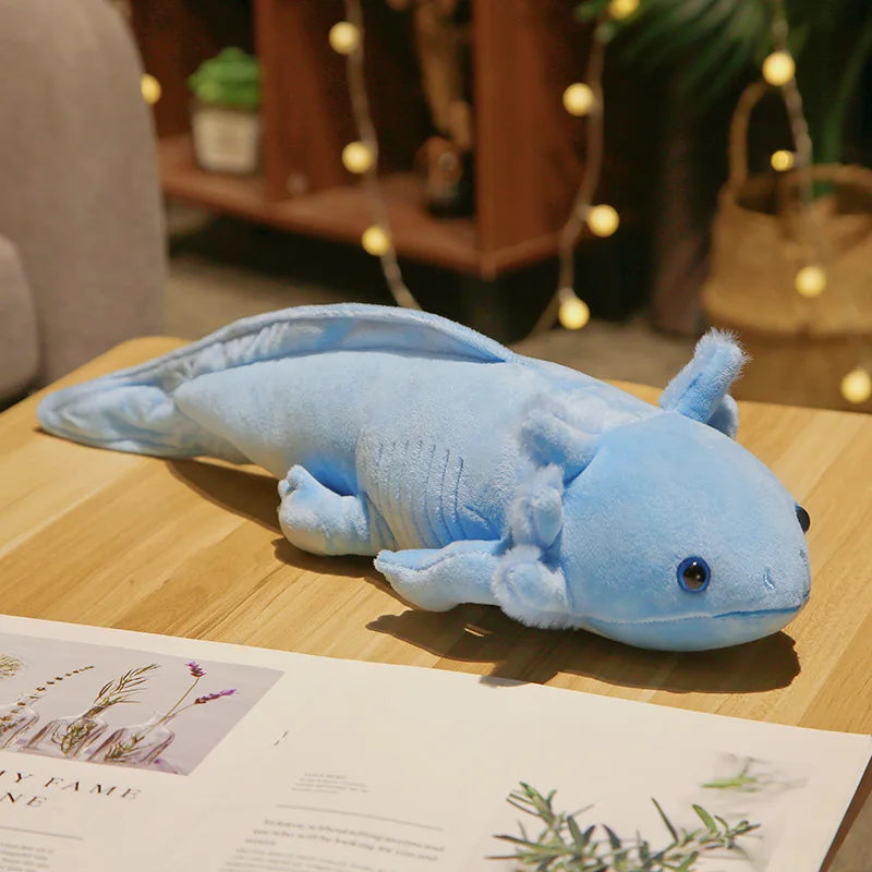 Axolotl Plush Toy in Assorted Bright Colors