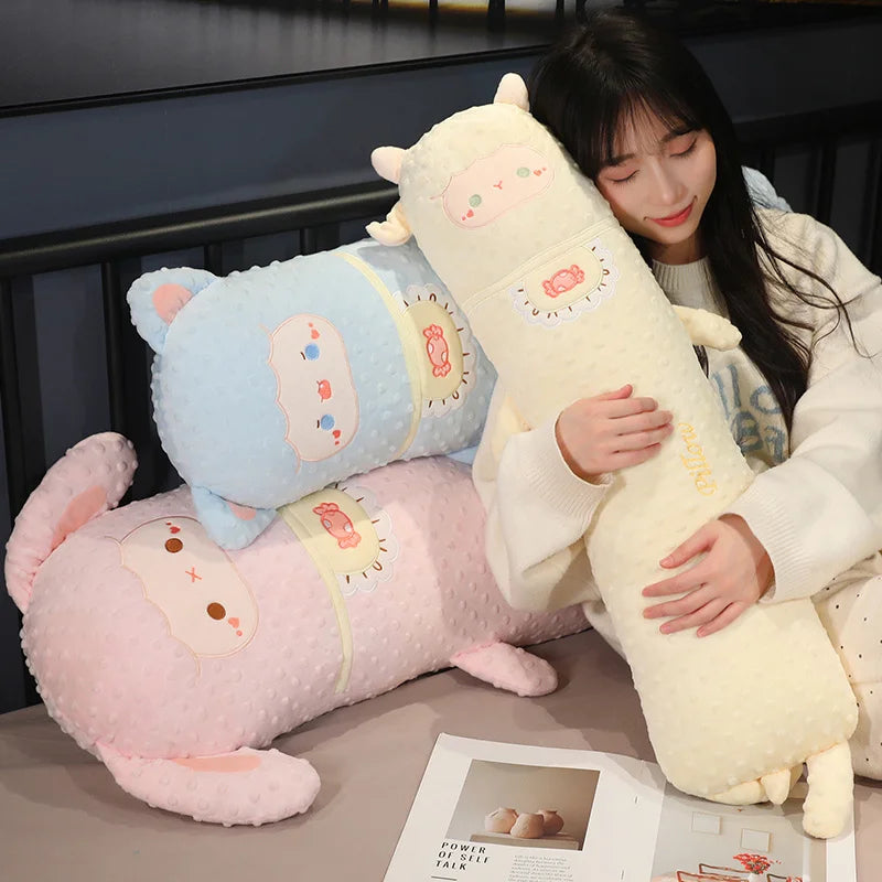 Adorable Plush Lamb Body Pillow