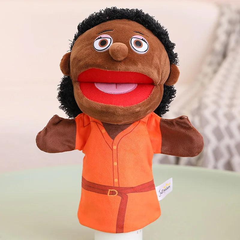 Diverse Plush Hand Puppets for Kids Storytelling