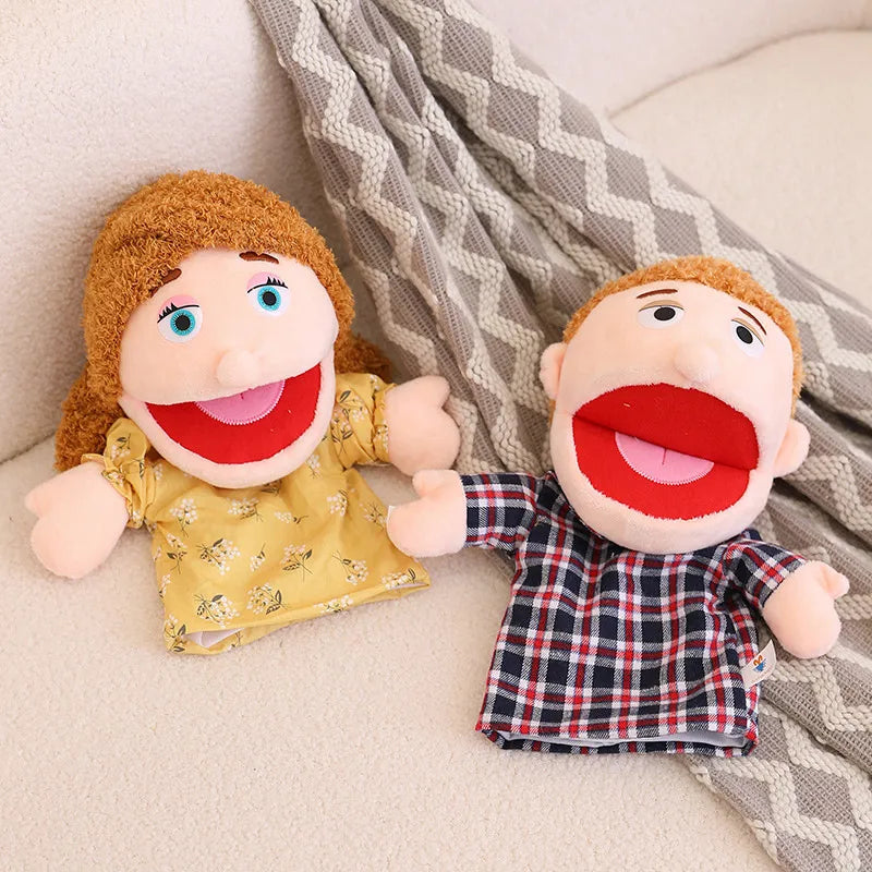 Diverse Plush Hand Puppets for Kids Storytelling