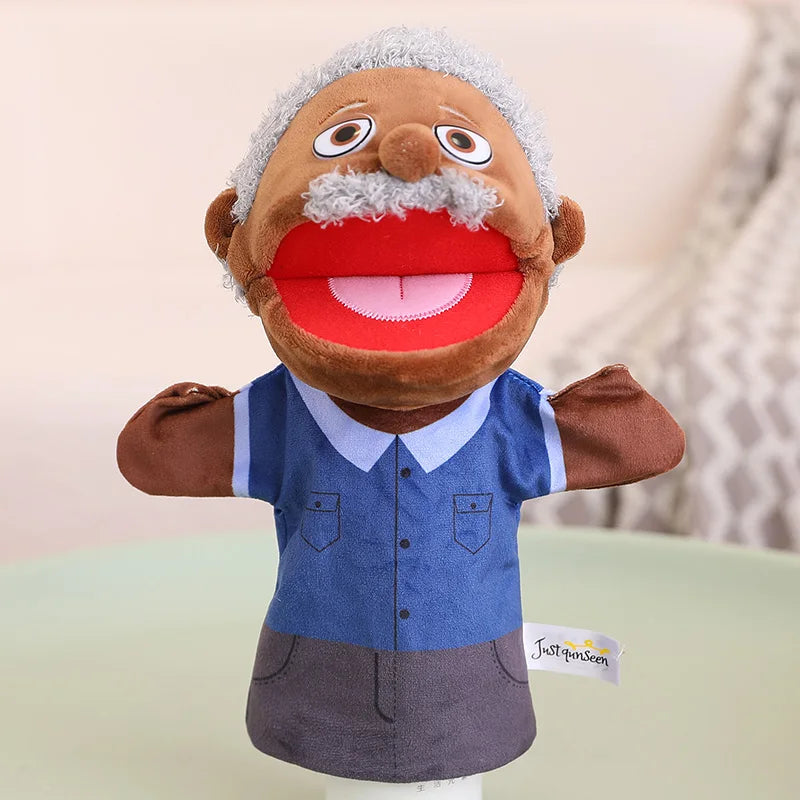 Diverse Plush Hand Puppets for Kids Storytelling