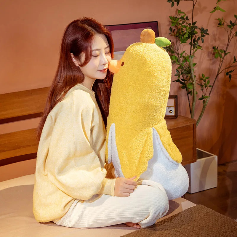 Adorable Banana Duck Plush Toy