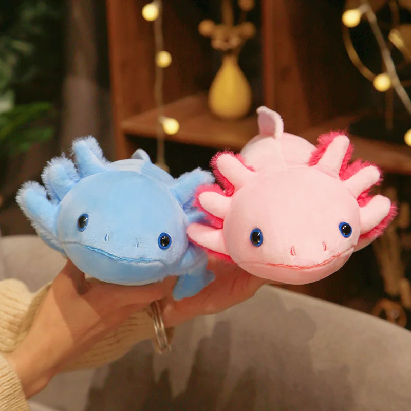 Axolotl Plush Toy in Assorted Bright Colors