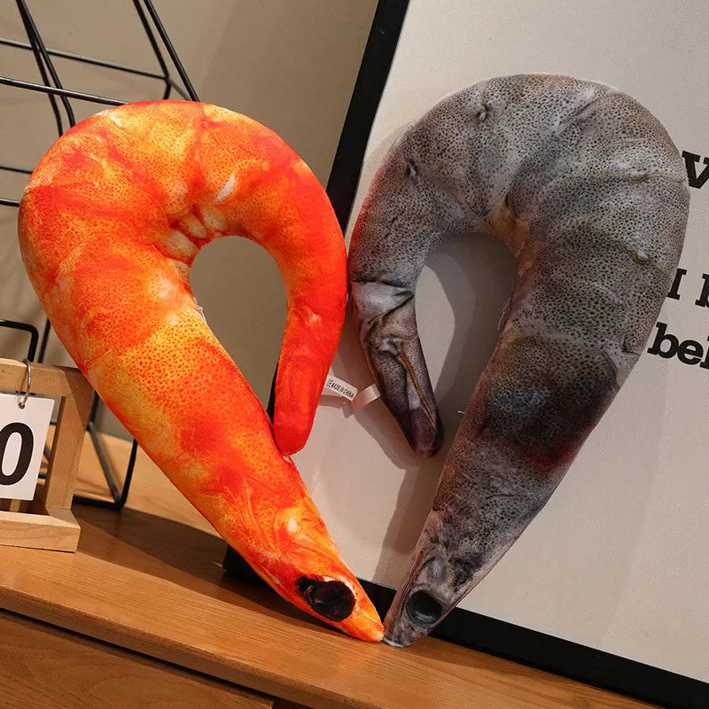 Realistic Cooked Seafood Plush Pillows