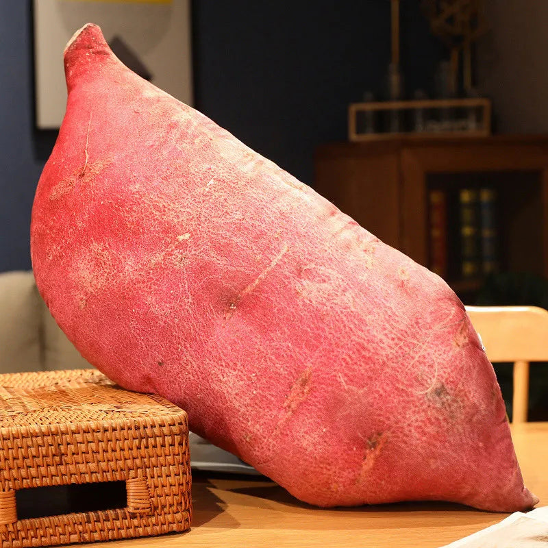 Soft Plush Vegetable Toys: Eggplant, Carrot, Tomato