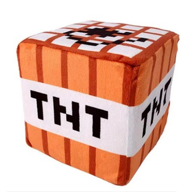 Minecraft TNT Block Orange Plush Cushion