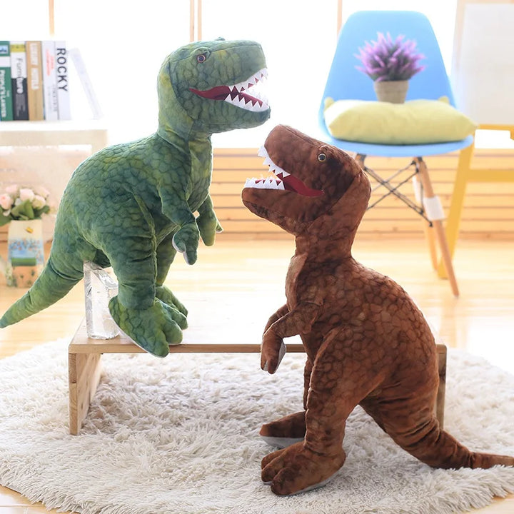 Soft Green T-Rex Dinosaur Plush Toy