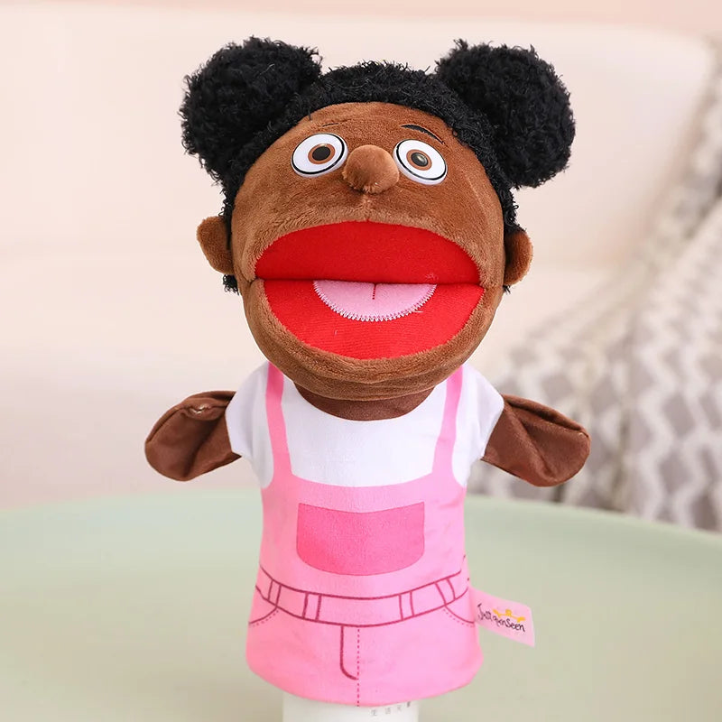Diverse Plush Hand Puppets for Kids Storytelling