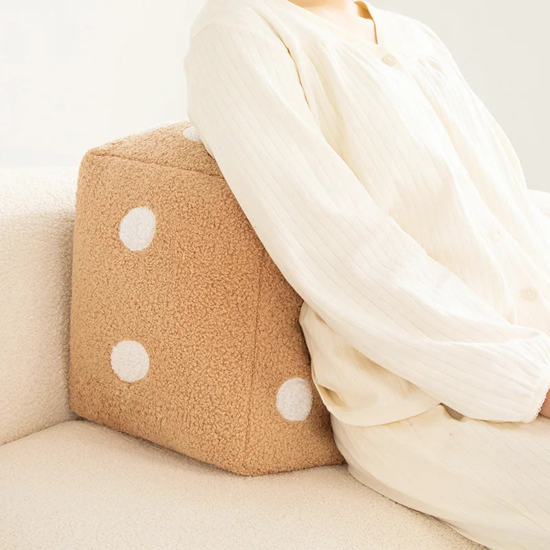 Soft Plush Dice Cube Accent Ottoman