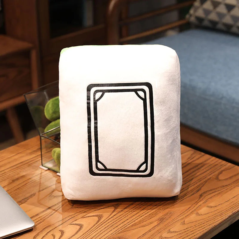 Mahjong Tile Plush Cushion with Iconic Designs