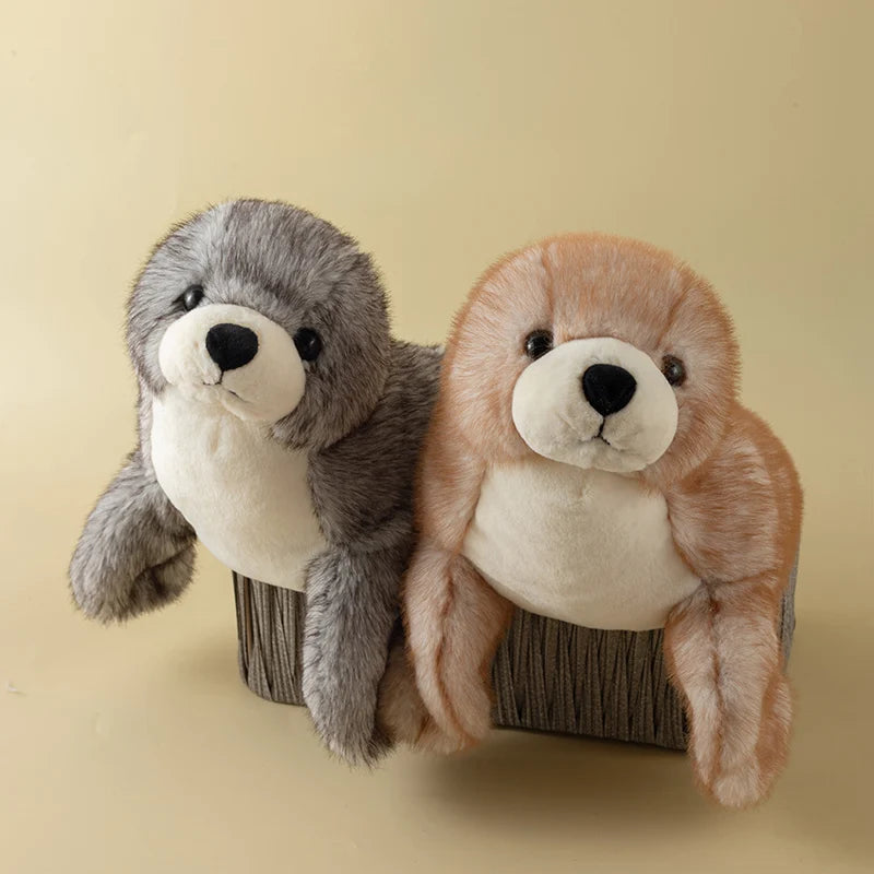 Soft Trio of Plush Seal Toys