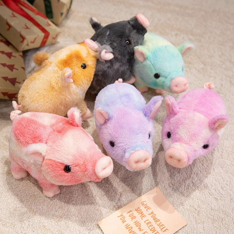 Assorted Pastel Plush Piglet Toy