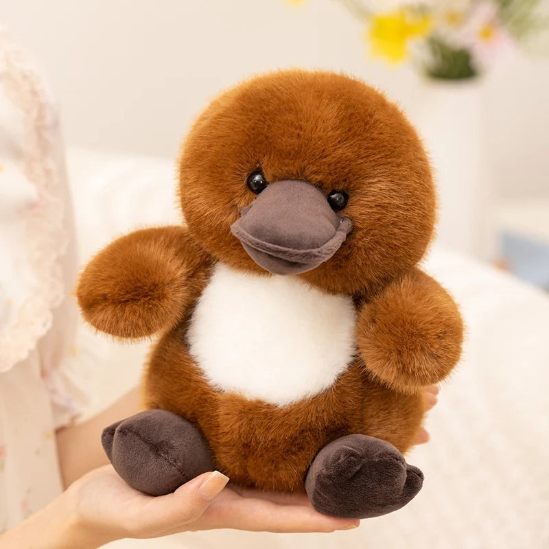 Adorable Brown Platypus Soft Plush or Keychain