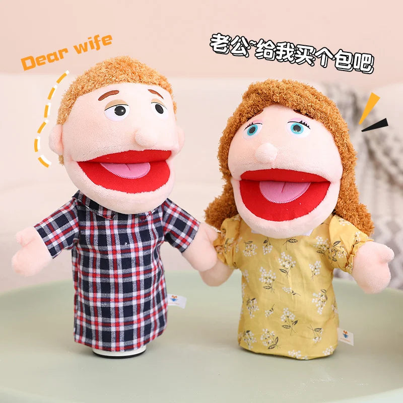 Diverse Plush Hand Puppets for Kids Storytelling