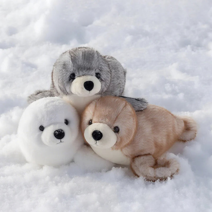 Soft Trio of Plush Seal Toys